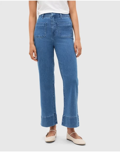 Seed Heritage - Core Wide Leg Pocket Jean