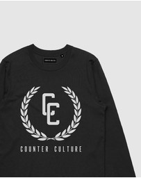Counter Culture - Garland Logo Long Sleeve - Youth