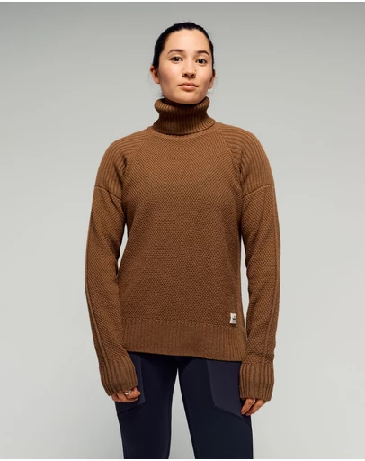 Kathmandu - Retreat Merino Blend Roll Neck Pullover