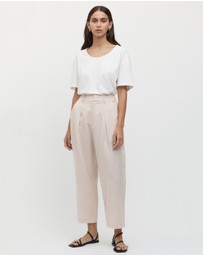 FRIEND of AUDREY - Émilion 7/8 Linen Trouser
