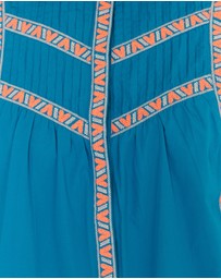 ALEXANDRA - Silas Blouse Blue Teal