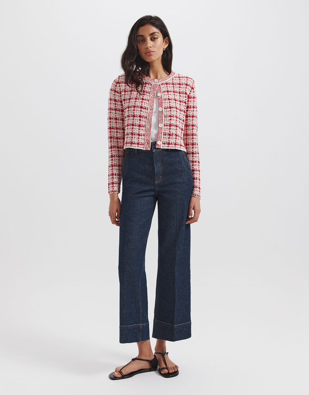 SABA - Camelia Jacquard Cardigan