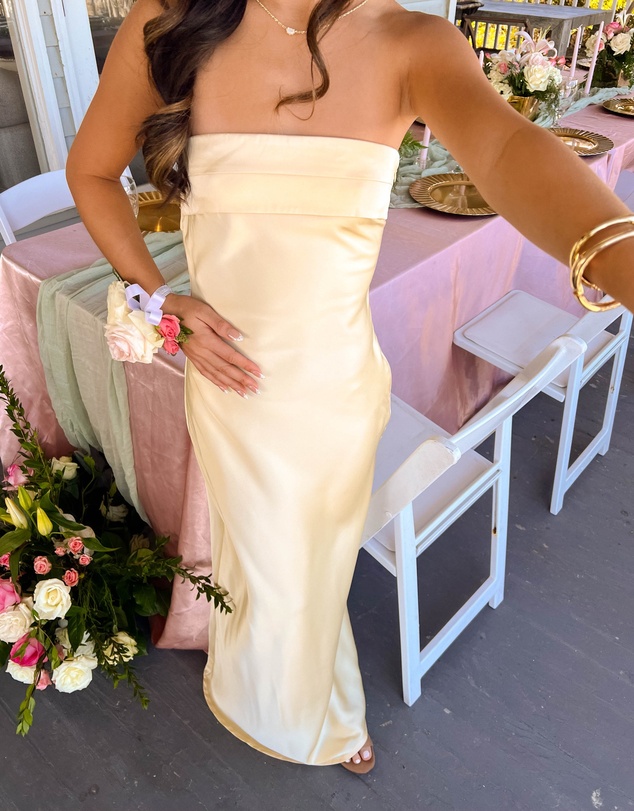 Beginning Boutique - Maiah Yellow Maxi Dress