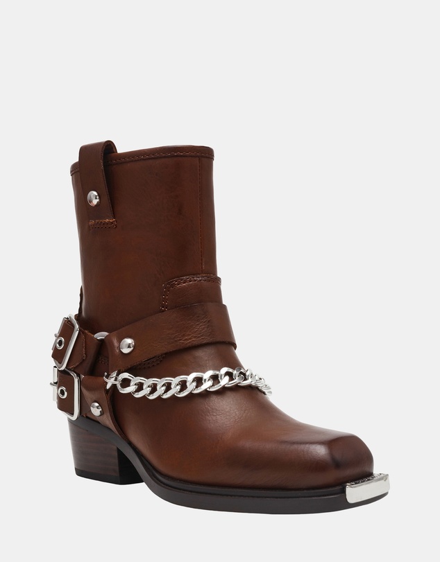 Steve Madden - Void Brown Leather Boots