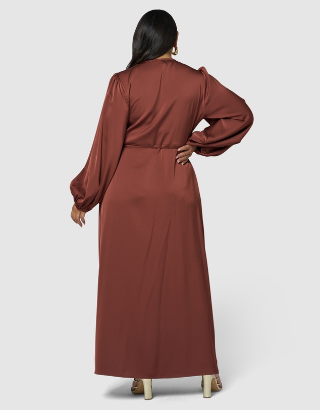 Pink Dusk by Curve Project - Crazy In Love Maxi Dress