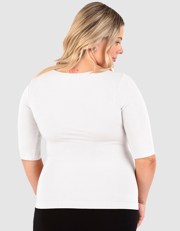 B Free Intimate Apparel - Maternity Bamboo Mid Length Sleeve Tee