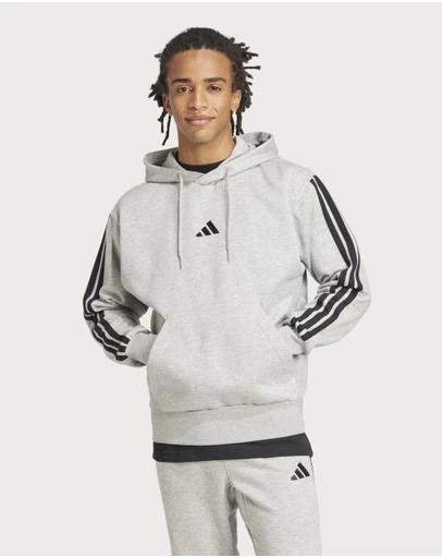 adidas Sportswear - Essentials 3-Stripes Fleece Hoodie Mens