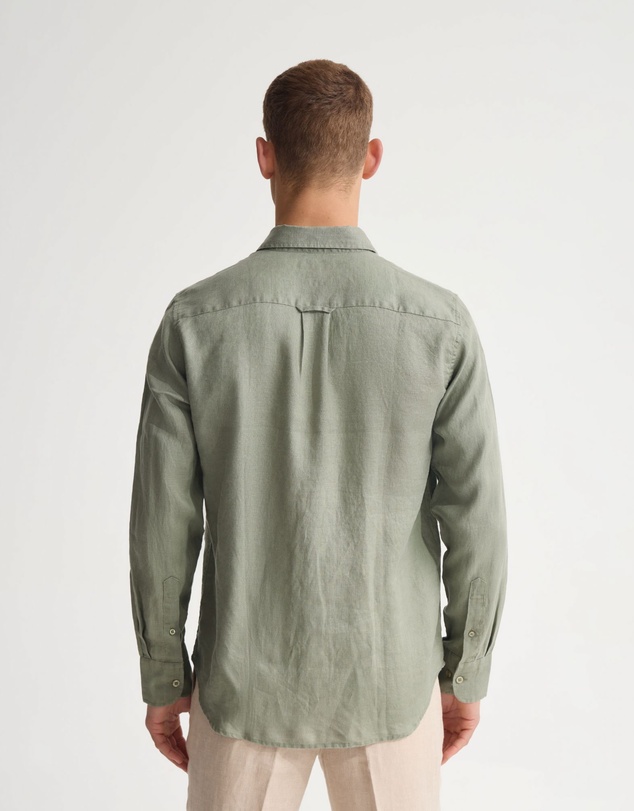 Oxford - Copper European Linen Shirt