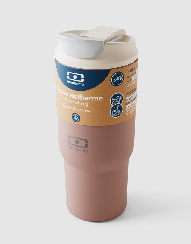 Monbento - Monbento Travel Mug L - Rosa Moka