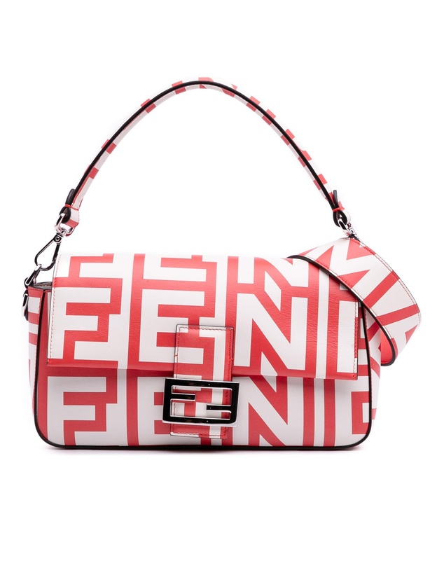 Pre-Loved by Azura Reborn - Pre-Loved fendi Leather Shoulder Bag with Top Handle and Interior Compartment