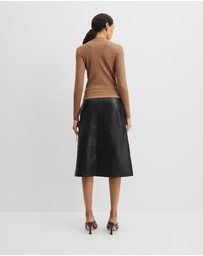 Country Road - Animal Jacquard Knit Top