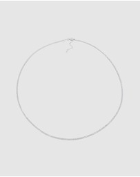Kuzzoi - ICONIC EXCLUSIVE - Necklace Men Curb Chain Basic Fine in 925 Sterling Silver