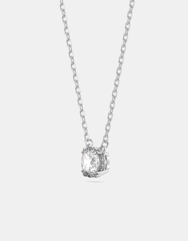 Swarovski - Stilla Set, Round Cut, White, Rhodium-Plated