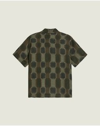 OAS Company - Taupe Totemic Girona Linen Shirt