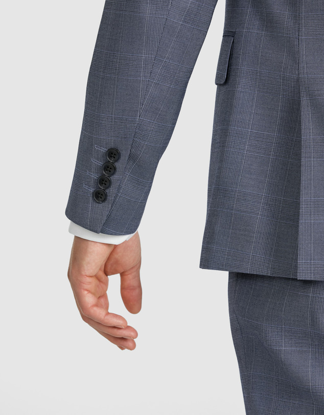 Tarocash - Delton Slim Check Suit Jacket