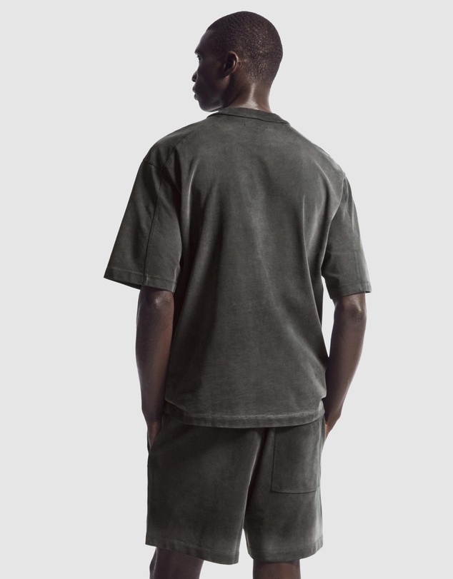 COS - Oversized Faded Mock-Neck Shirt