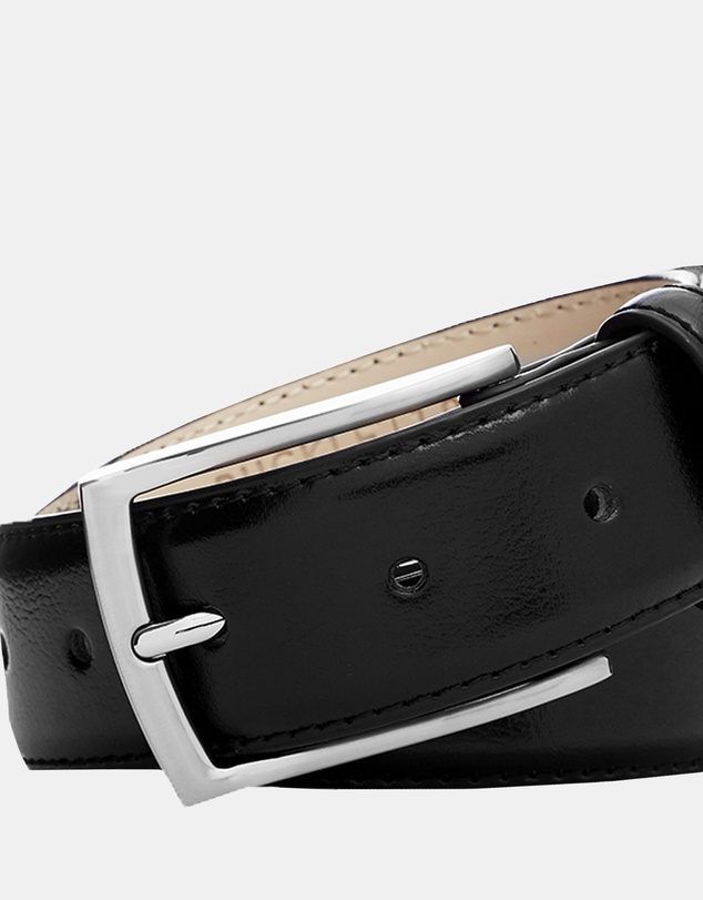 Buckle - Casablanca. Australian Made Classic Leather Belt. 35mm width.