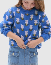 Seed Heritage - Floral Knit Sweater
