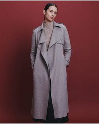 SABA - Karla Wool Longline Trench Coat