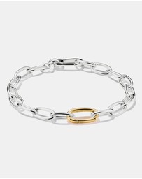 THOMAS SABO - THOMAS SABO Charm bracelet bicolour with Connect link