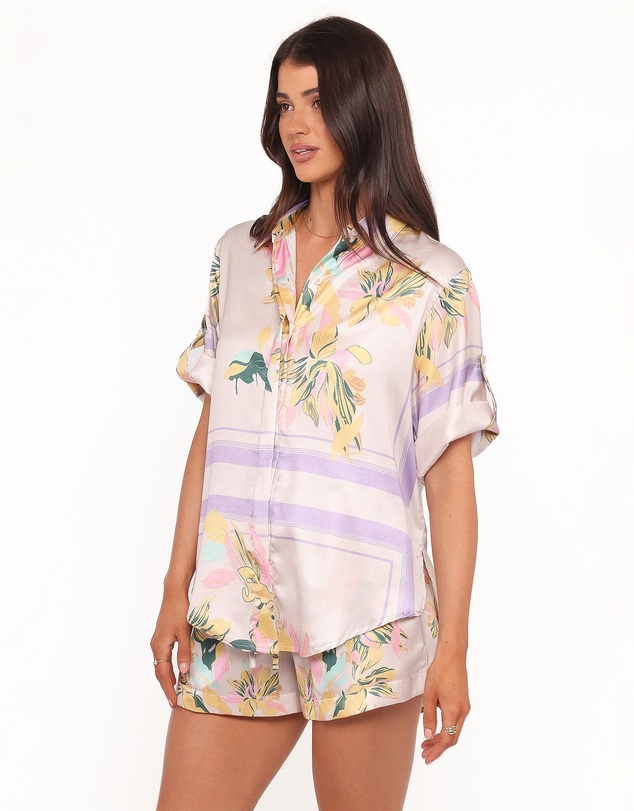 Petal & Pup - Lara Shirt - Lavender Print