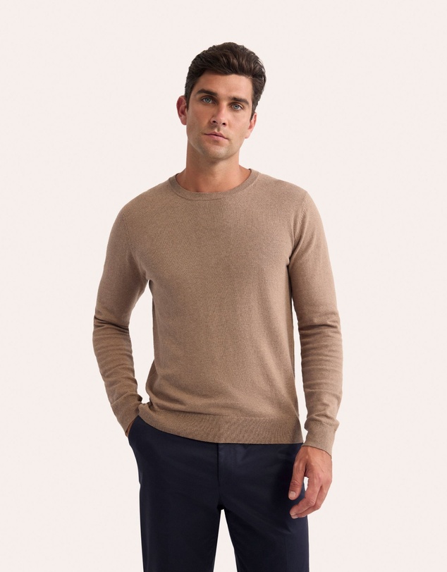 Oxford - Cotton Cashmere Crew Neck Knit