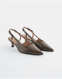 & Other Stories - Patent Leather Slingback Pumps