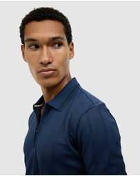 Politix - Davis Zip-up Knit Polo