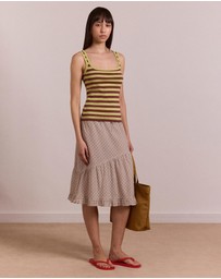Damson Madder - Sigourney Ruffle Spiral Skirt