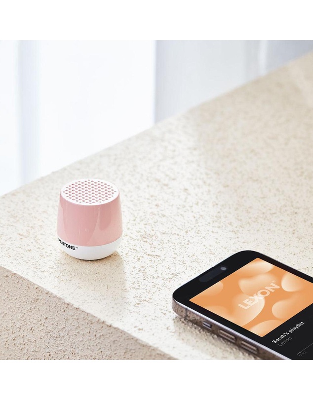 Lexon - Lexon Mino+ Mini Bluetooth Speaker PANTONE - Rose Pink