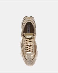Steve Madden - Setback-R Gold Sneakers