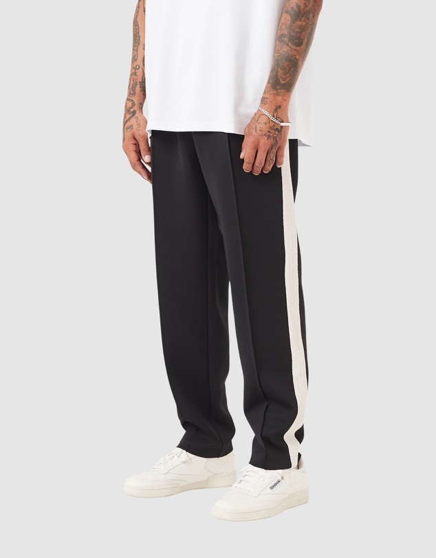 Zanerobe - Stitched Football Trackpant Black