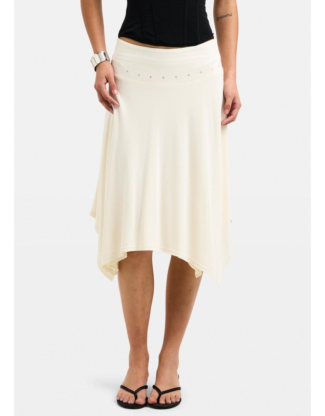 Insight - Sia Stud Handkerchief Midi Skirt