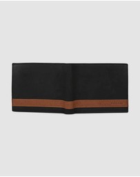 Fossil - Quinn Black Large Coin Pocket Bifold Wallet