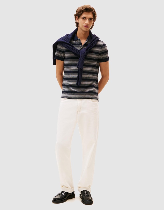 Tommy Hilfiger - Stripe Structure Regular Polo