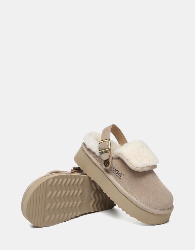 EVERAU - Australian Shepherd Ugg Tenley Platform Cow Suede Upper House Shoes