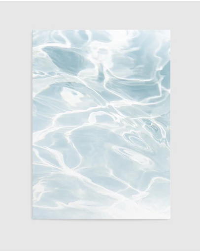 Olive et Oriel - Hamptons Pool View II Art Print