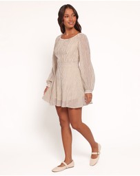 Petal & Pup - Kyra Long Sleeve Mini Dress - Stripe