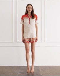 Aqua Blu Australia - Bouquet Taylor Shirt