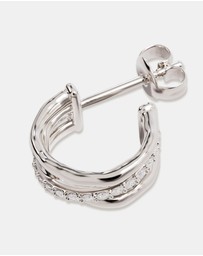 By Charlotte - Entwined Hearts Hoops
