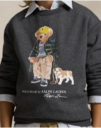 Polo Ralph Lauren - Polo Bear Heathered Fleece Sweatshirt - ICONIC EXCLUSIVE - Teens