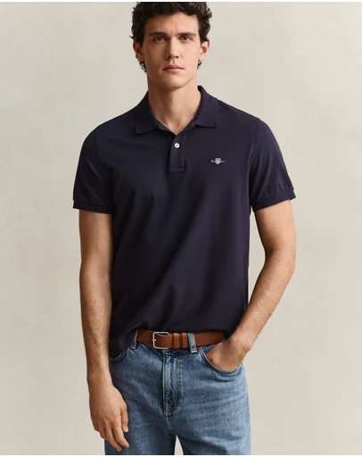 Gant - Regular Fit Shield Piqué Polo Shirt