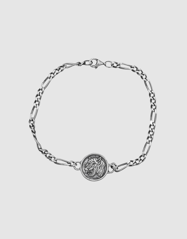 Haze & Glory - ICONIC EXCLUSIVE - Tiger Bracelet in Oxidised 925 Silver
