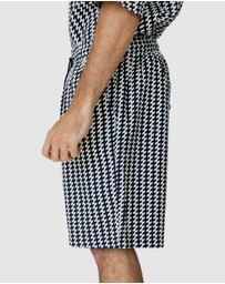 Justin Cassin - Mulholland Print Tie Shorts