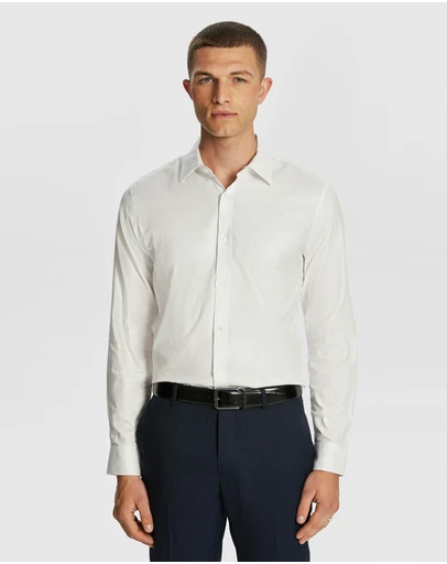 yd. - Maximum Two Ply Cotton Slim Dress Shirt