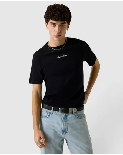 GUESS Jeans - GUESS JEANS Slim Fit Ribbed T-Shirt