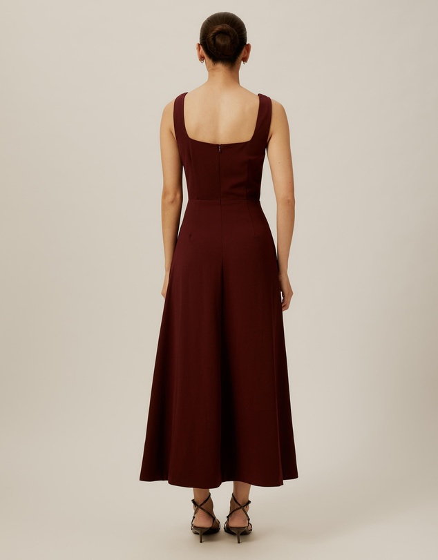 Tussah - Square Neck Midi Dress