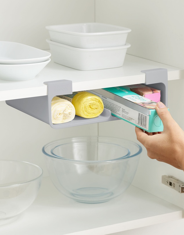 Joseph Joseph - CupboardStore™ Film, Foil & Bag Organiser (Grey)