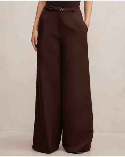 Forever New - Matilda Linen Blend Wide Leg Pants