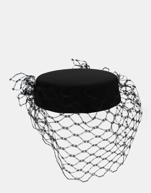 Morgan & Taylor - Zahra Pillbox Hat in Black